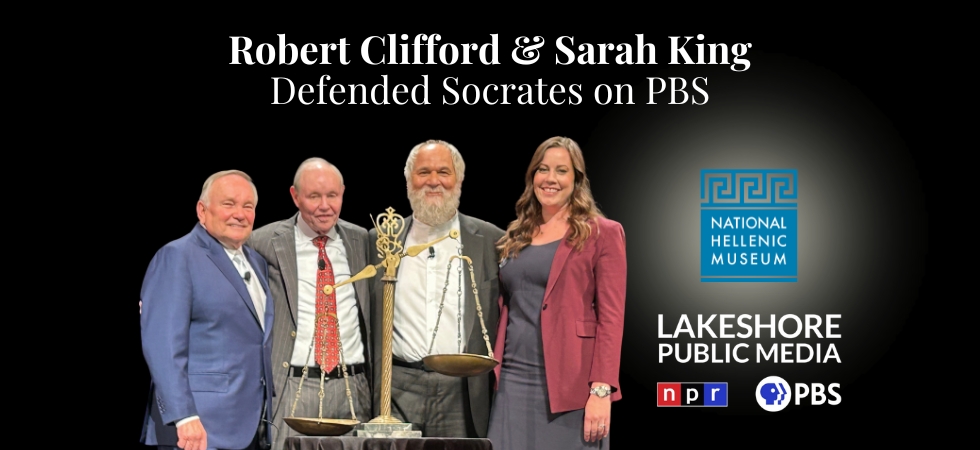 Robert Clifford and Sarah King Defended Socrates on PBS