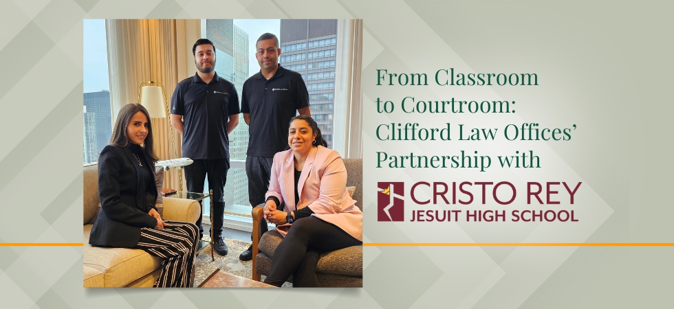 From Classroom to Courtroom: Clifford Law Offices’ Partnership with Cristo Rey