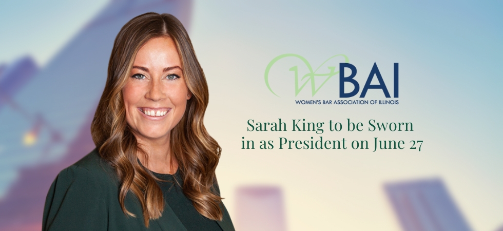 Sarah King to be Sworn in as Women’s Bar President on June 27