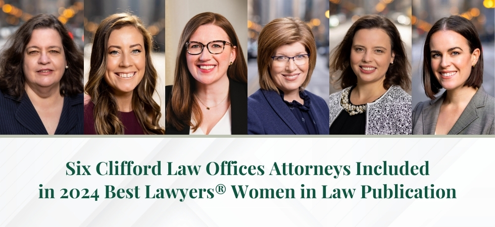 Six Clifford Law Offices Attorneys Included in 2024 Best Lawyers® Women in Law Publication