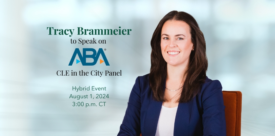 Tracy A. Brammeier to Speak on ABA Panel at CLE in the City