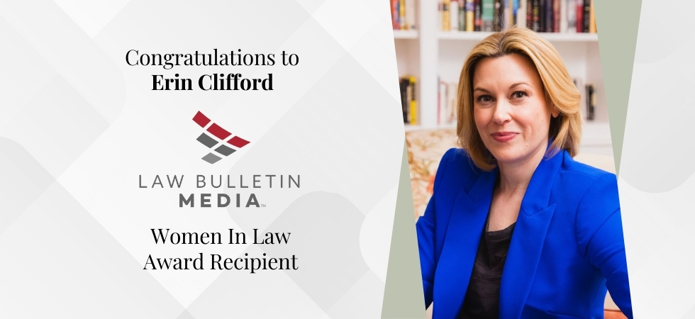 Erin Clifford Receives Law Bulletin Media's 5th Annual Women in Law Award