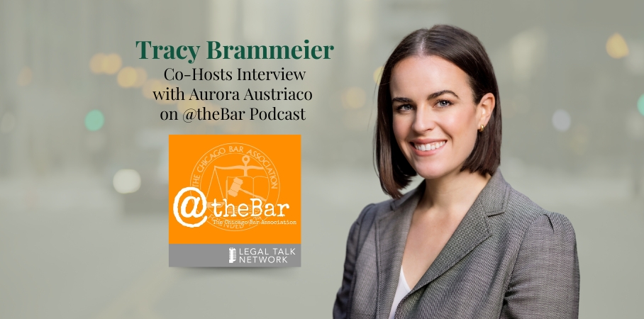 Tracy Brammeier Co-Hosts Interview with Aurora Austriaco on @theBar Podcast