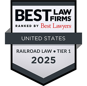 Best Lawyers Badge Railroad Law 2025