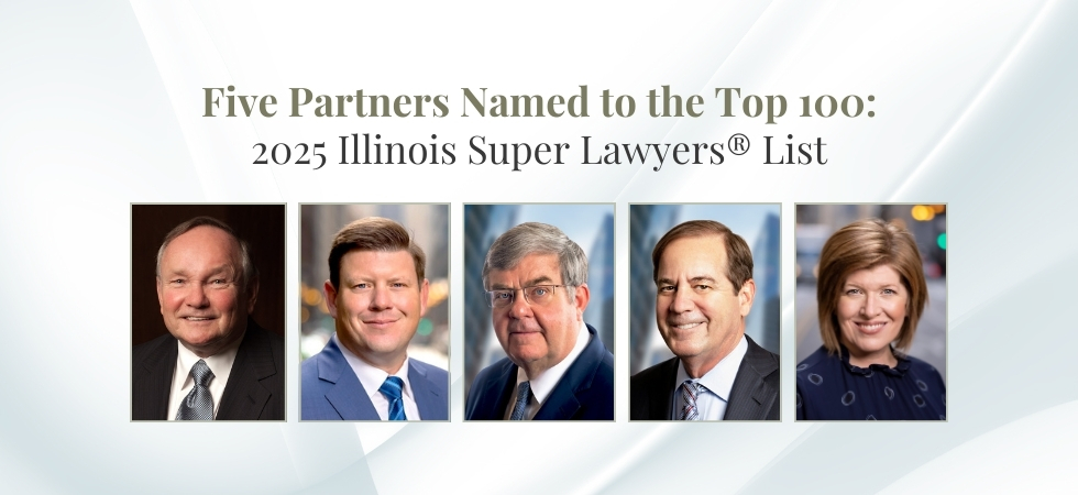 Five Partners Named to the Top 100: 2025 Illinois Super Lawyers® List