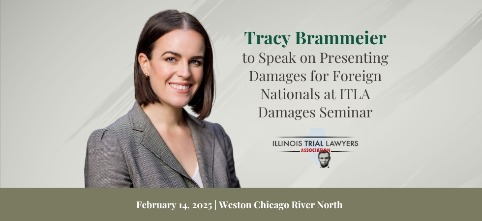 Tracy Brammeier to Speak at ITLA Damages Seminar